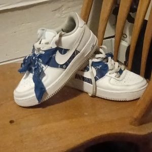 Blue bandana Nike air Force